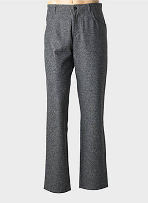 Pantalon droit tissage chiné taille normale gris ALBERTO homme