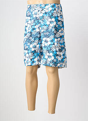 Short de bain tissage popeline bleu TEDDY SMITH homme