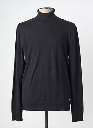 Pull col roulé coupe cintrée manches longues noir REPLAY homme