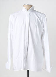 Chemise manches longues coupe droite blanc OLYMP homme