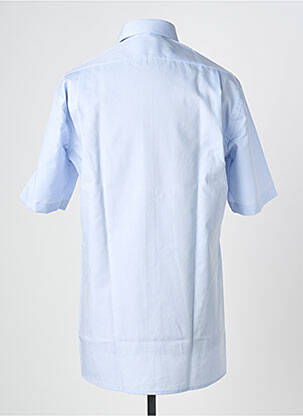 Chemise manches courtes coupe cintrée bleu OLYMP homme