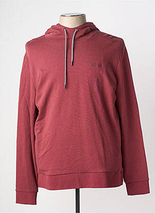 Sweat-shirt à capuche manches longues manches longues rouge TOM TAILOR homme