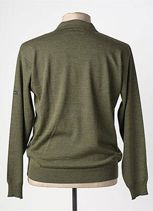 Pull manches longues manches longues vert MONTE CARLO homme
