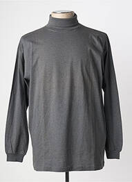 T-shirt broderie manches longues gris MONTE CARLO homme