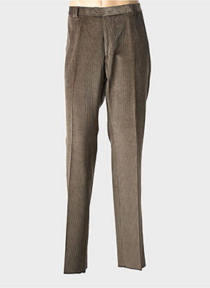 Pantalon droit stretch taille normale vert SAINT HILAIRE homme