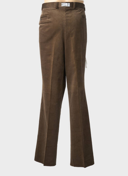 Pantalon droit tissage velours taille normale vert MEYER homme