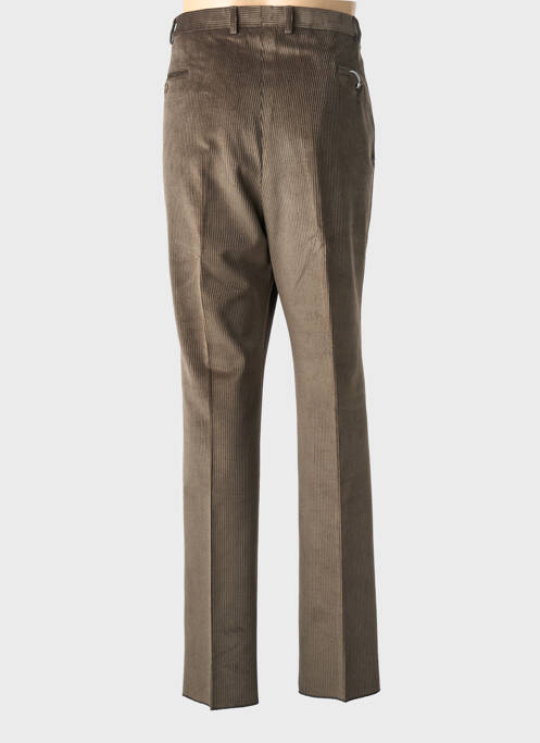 Pantalon droit tissage velours taille normale vert SAINT HILAIRE homme