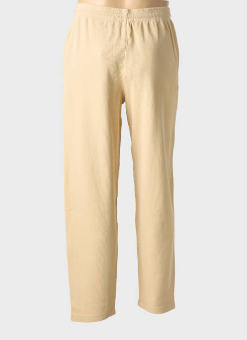 Pantalon droit taille normale taille normale beige BERAC homme