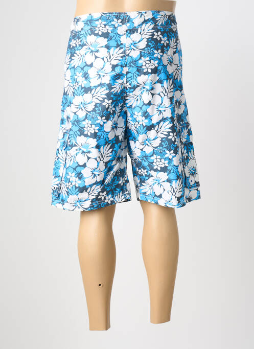 Short de bain tissage popeline bleu TEDDY SMITH homme