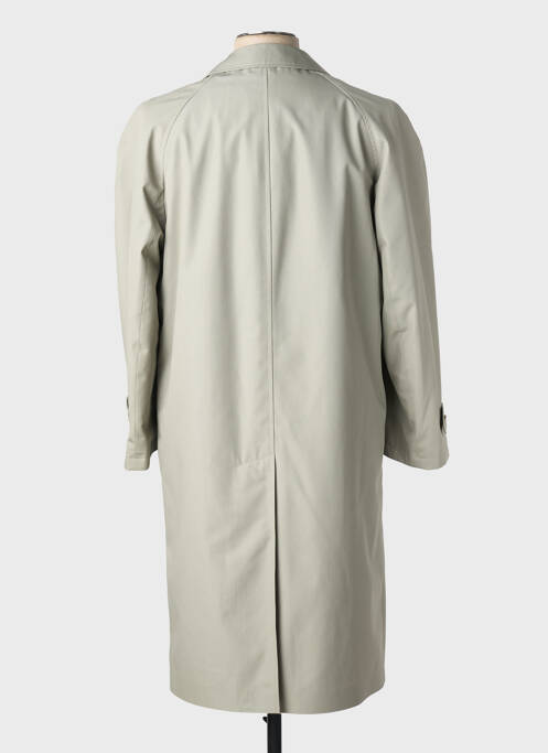 Trench fermeture boutonnée sur le devant sans capuche vert JUPITER homme