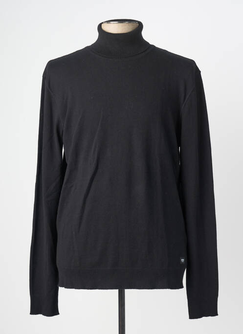 Pull col roulé coupe cintrée manches longues noir REPLAY homme