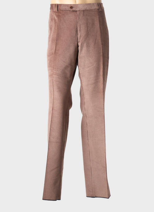 Pantalon droit marron SAINT HILAIRE homme