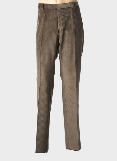 Pantalon droit stretch taille normale vert SAINT HILAIRE homme