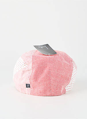 Casquette visière souple rouge BALKE homme
