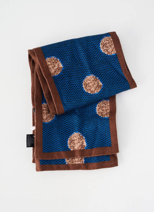 Foulard tissage popeline bleu OLYMP femme