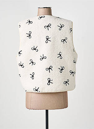 Gilet sans manche poches beige DROLE DE COPINE femme