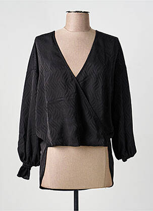 Blouse manches longues manches longues noir LES P'TITES BOMBES femme