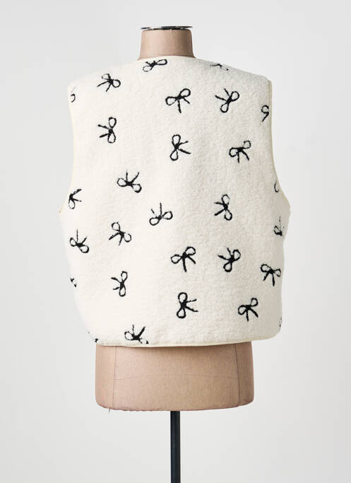 Gilet sans manche poches beige DROLE DE COPINE femme