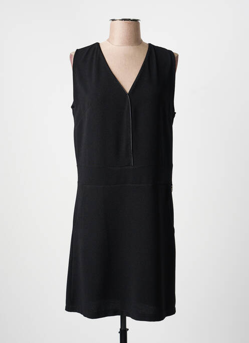 Robe courte manches courtes manches courtes noir PAKO LITTO femme