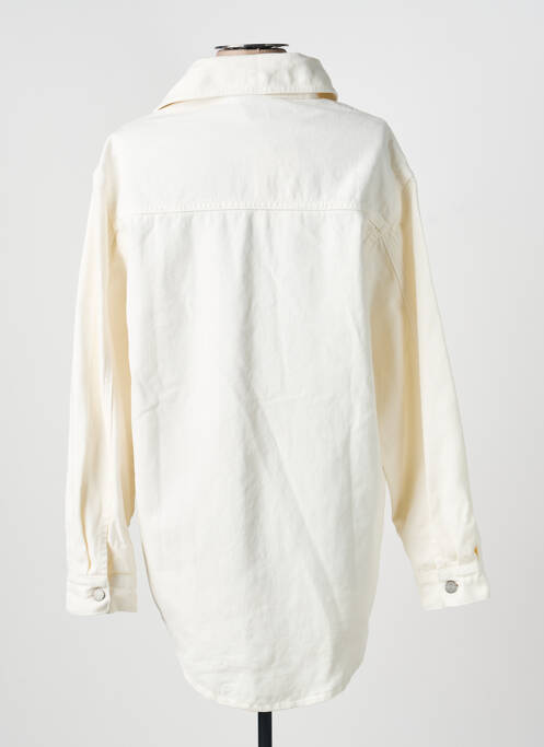 Veste casual col chemisier beige SENES femme