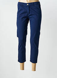 Pantacourt stretch taille normale bleu PAKO LITTO femme