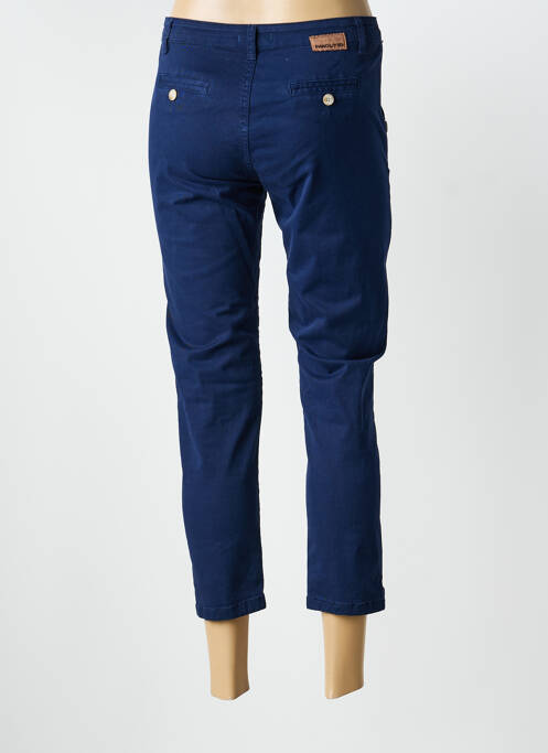 Pantacourt stretch taille normale bleu PAKO LITTO femme