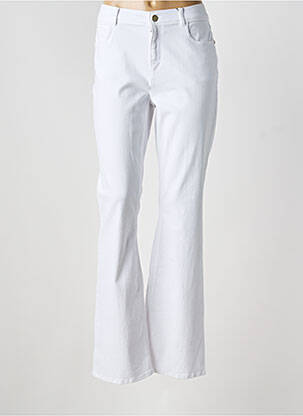 Jeans coupe droite stretch taille normale blanc RIANI femme