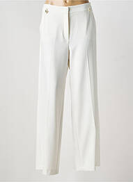 Pantalon large tissage popeline taille normale blanc RIANI femme