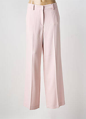 Pantalon large fermeture zippée sous rabat avec crochet taille normale rose RIANI femme
