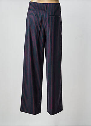 Pantalon large tissage popeline taille normale bleu SPORTMAX femme