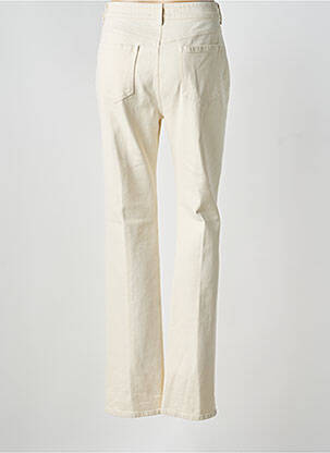 Jeans coupe droite stretch taille normale beige SPORTMAX femme