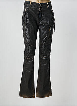 Pantalon flare stretch taille normale noir HIGH femme