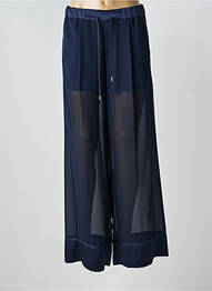 Pantalon large poches taille normale bleu HIGH femme