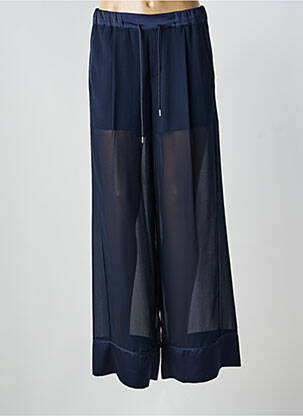 Pantalon large poches taille normale bleu HIGH femme