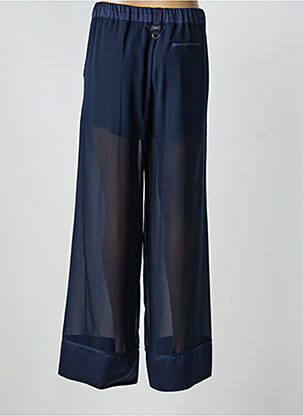Pantalon large poches taille normale bleu HIGH femme