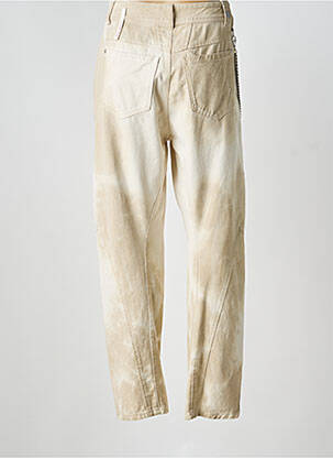 Jeans coupe droite taille normale taille normale beige HIGH femme