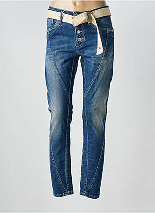 Jeans coupe slim stretch taille normale bleu HIGH femme