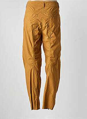 Pantalon droit tissage popeline taille normale marron HIGH femme