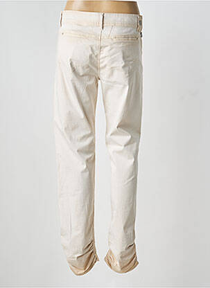 Pantalon droit stretch taille normale beige HIGH femme