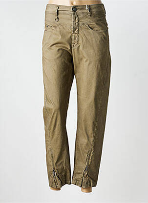 Pantalon droit stretch taille normale vert HIGH femme
