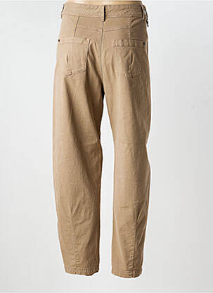 Pantalon droit stretch taille normale marron HIGH femme