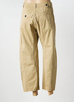 Pantalon 7/8 stretch taille normale beige HIGH femme