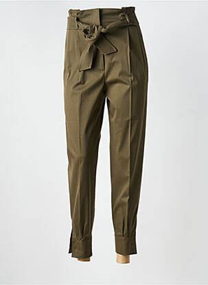 Pantalon 7/8 stretch taille normale vert MAX MARA femme