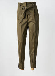 Pantalon 7/8 stretch taille normale vert MAX MARA femme