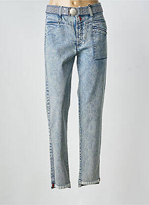 Jeans coupe droite bleu HIGH femme