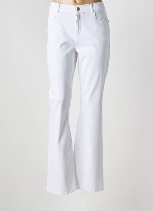 Jeans coupe droite stretch taille normale blanc RIANI femme