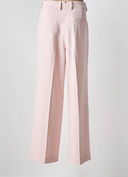 Pantalon large fermeture zippée sous rabat avec crochet taille normale rose RIANI femme