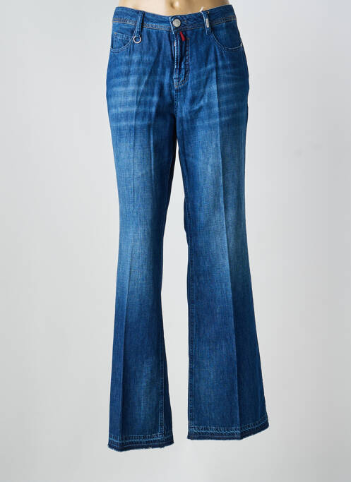 Jeans coupe droite taille normale taille normale bleu HIGH femme