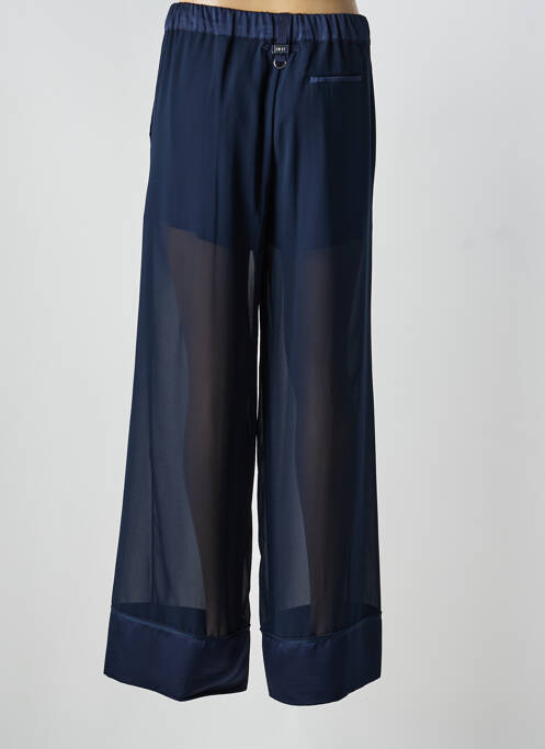 Pantalon large poches taille normale bleu HIGH femme
