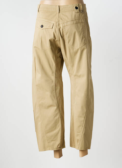 Pantalon 7/8 stretch taille normale beige HIGH femme